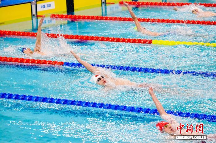 深圳残特奥泳日蒋裕燕逆转夺金成“八金王”，
