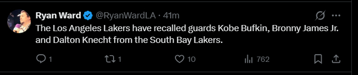 湖人召回三名新星备战奇才大战 暗示战术布局