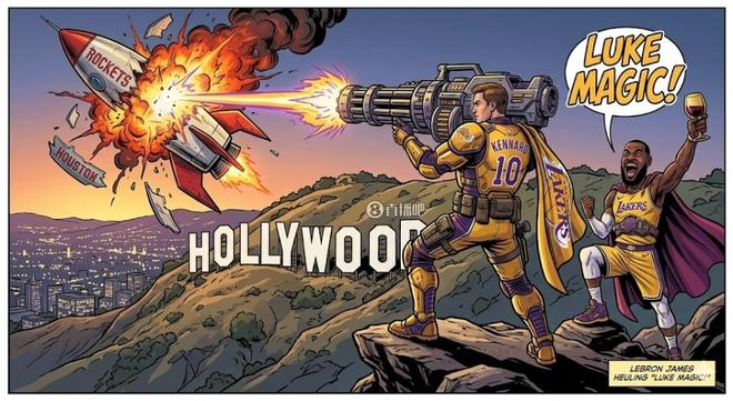 湖人首战告捷 詹姆斯创纪录肯纳德爆发助胜